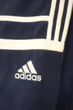 Pantalón Adidas Challenger Azul Marino - Bandas Blancas - Talla M/L