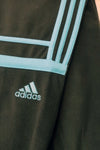 Pantalón Adidas Challenger Negro - Bandas Azul Turquesa - Talla L/XL