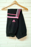 Pantalón Adidas Challenger Negro - Bandas tricolor rosas - Talla M